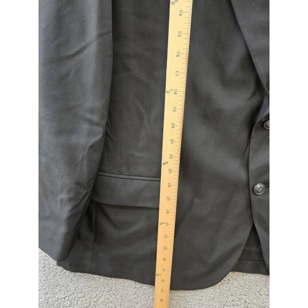Haggar Smart Wash® Classic Fit Suit Separate Jacket Men's 52R Black Button Front